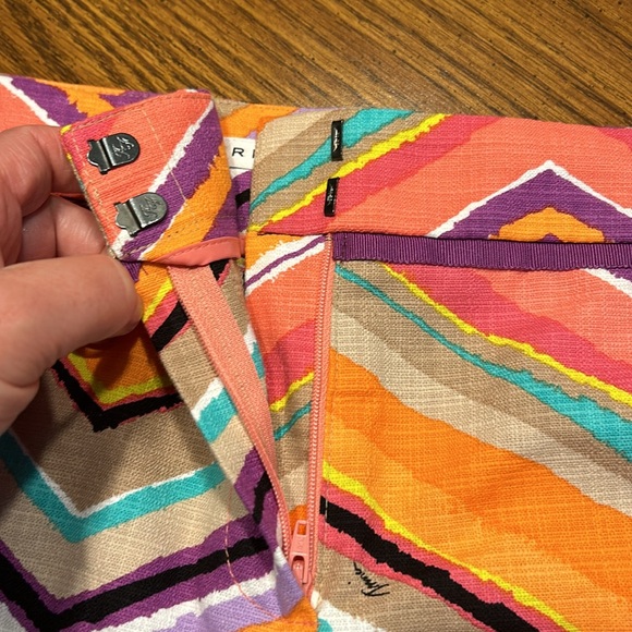 Trina Turk Corbin 2 Multicolor Chevron Short - Picture 7 of 10